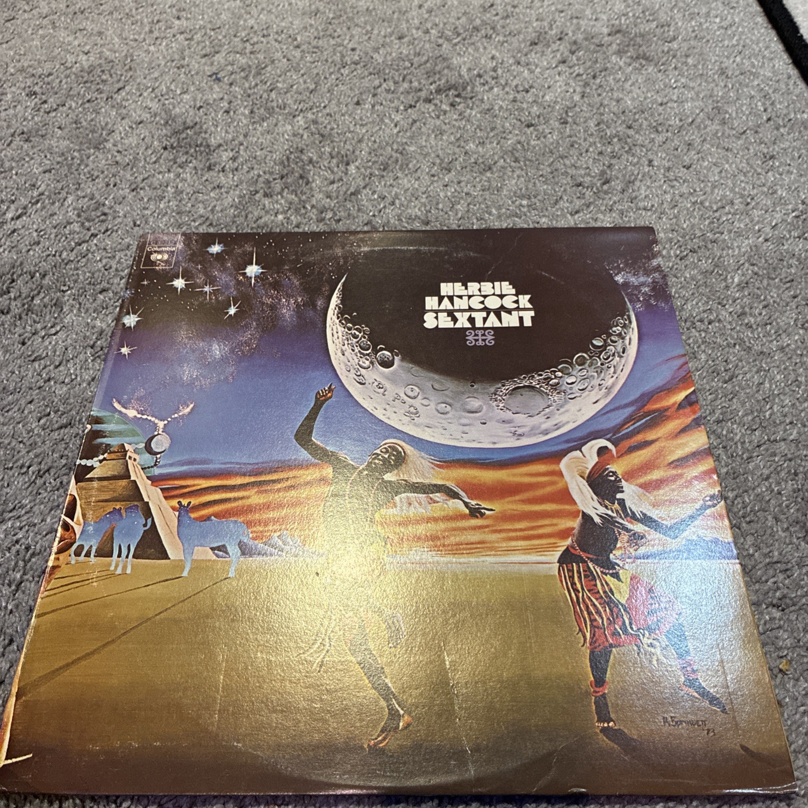Herbie Hancock – Sextant LP Record 1973 Columbia Jazz Fusion 33 RPM