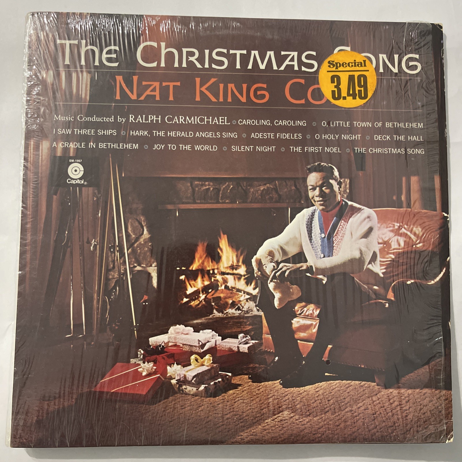 Nat King Cole-The Christmas Song-12″Vinyl Vintage-Capitol SM-1967-Yellow Labels