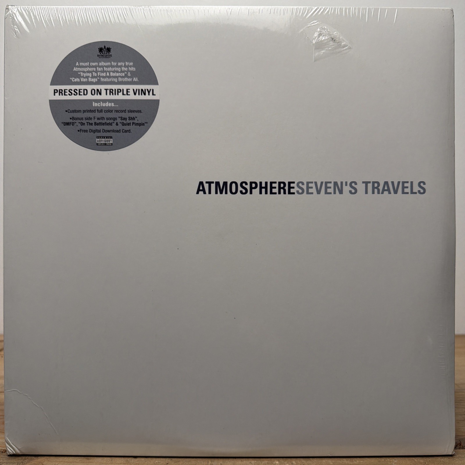 Atmosphere – Seven’s Travels [New Vinyl LP] Explicit Record Sealed