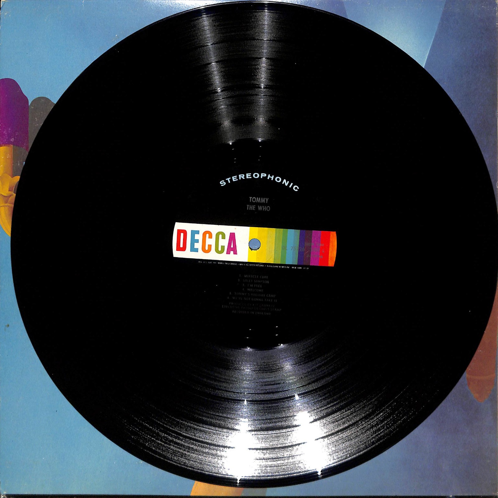 LP The Who – Tommy Decca – DXSW 7205 – 2 x Vinyl US 1971 – COLOR BOOKLET
