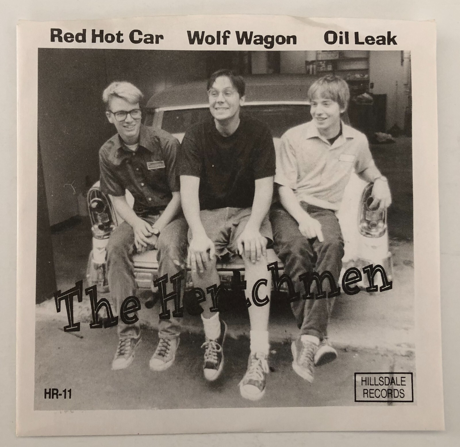 Surf Garage 45 & Pic Sleeve HENTCHMEN Red Hot Car HILLSDALE