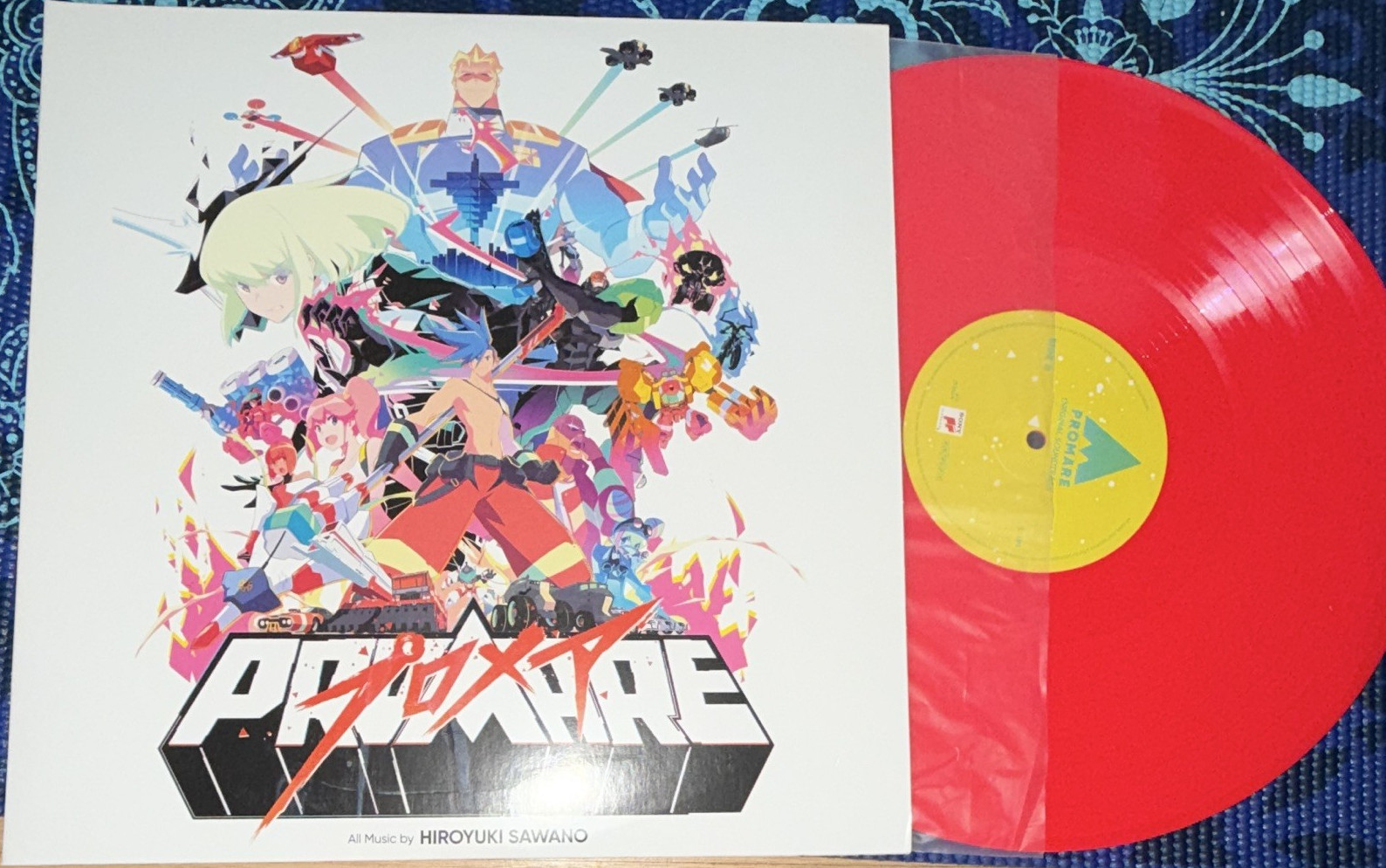 Promare () Soundtrack Red Colored Vinyl LP Record (Newbury Comics Exc. /600
