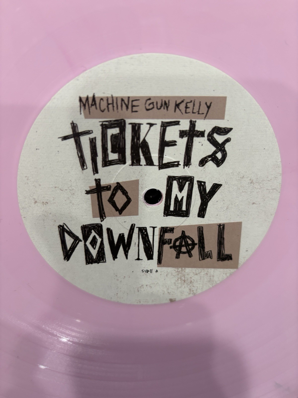 WOW! NM Pink Vinyl🔥Machine Gun Kelly Tickets To My Downfal LP⭐️2021 US Press