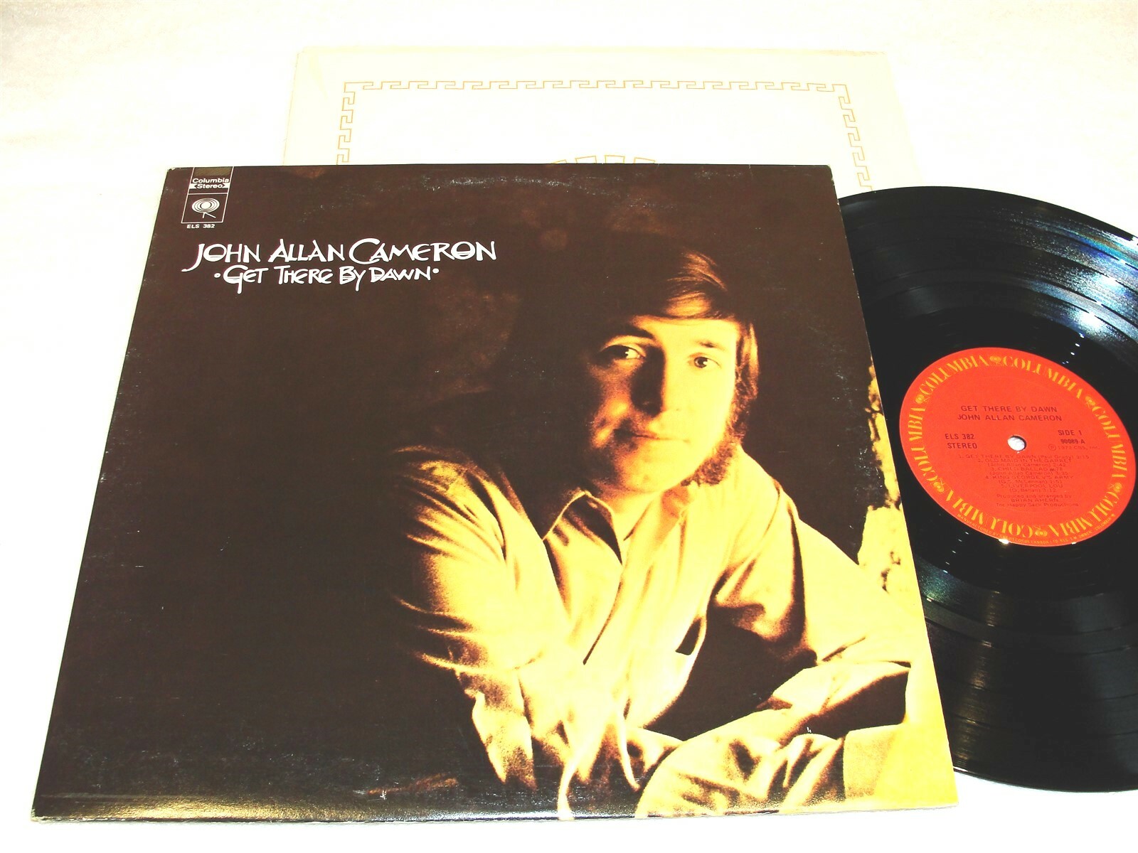 John Allan Cameron “Get There By Dawn” 1972 Folk LP, Nice EX!, on Columbia
