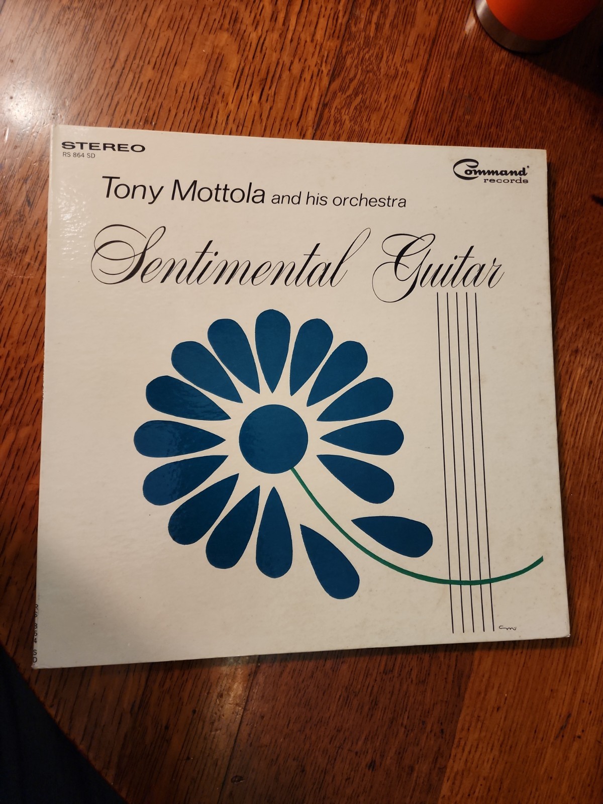 Sentimental Guitar Tony Mottola Gatefold RS864SD Command Vinyl Record LP EX 1964