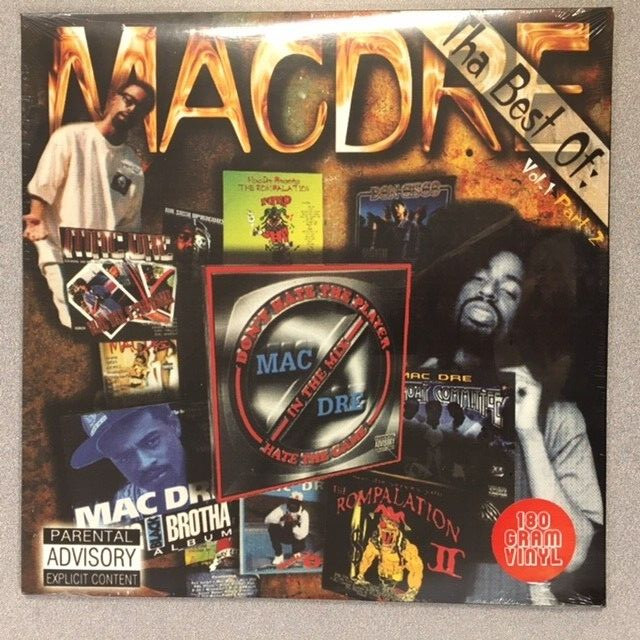 Mac Dre – Tha Best Of Mac Dre Vol. 1 Part 2 180 Gram 2-LP Set (New/Sealed) 2019