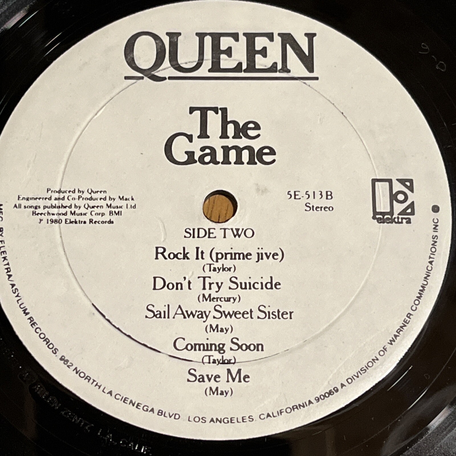 Queen – The Game 12” Vinyl LP US 1980 Original Pressing Electra 5E-513