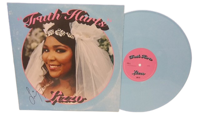 LP Vinyl – LIZZO: Truth Hurts 12″ – Signed / Autographed (Baby Blue)