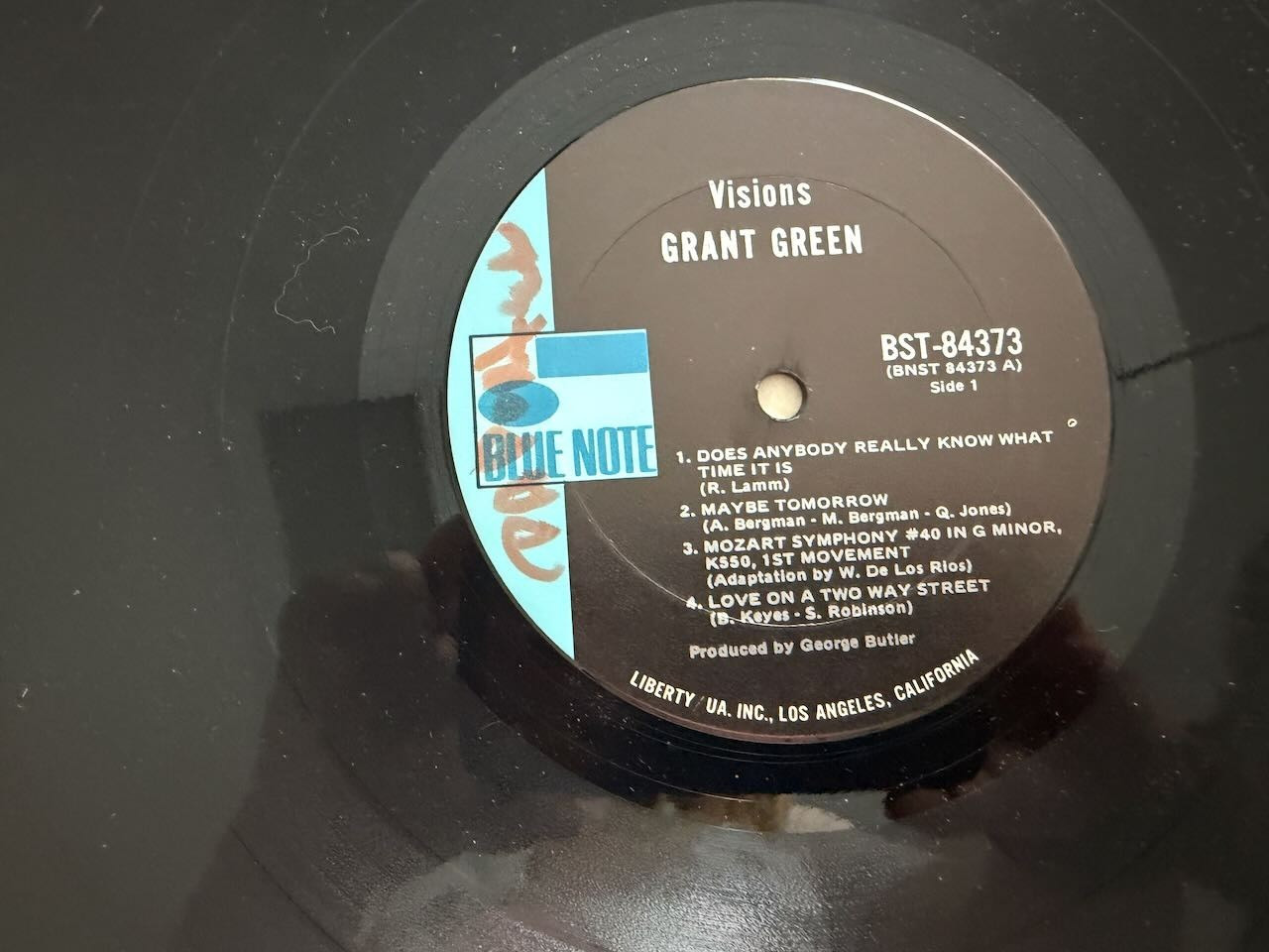 Grant Green Blue Note 84373 LP “Visions” Jazz ~ 1971 1st Press ~ Soul Funk