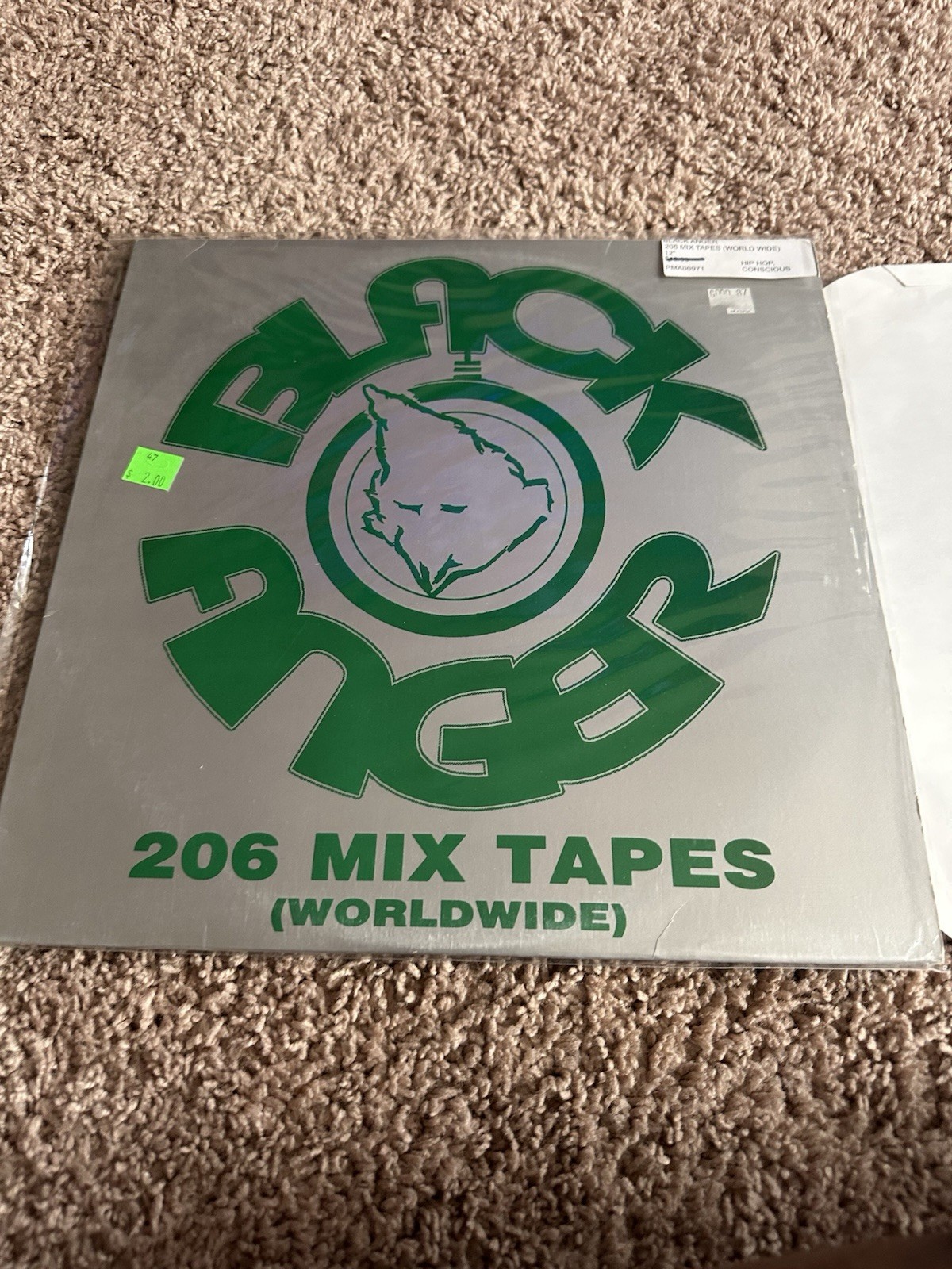 Black Anger – 206 Mix Tapes (Worldwide) 1997 12″ K KLP 71 Near Mint (NM or M-)