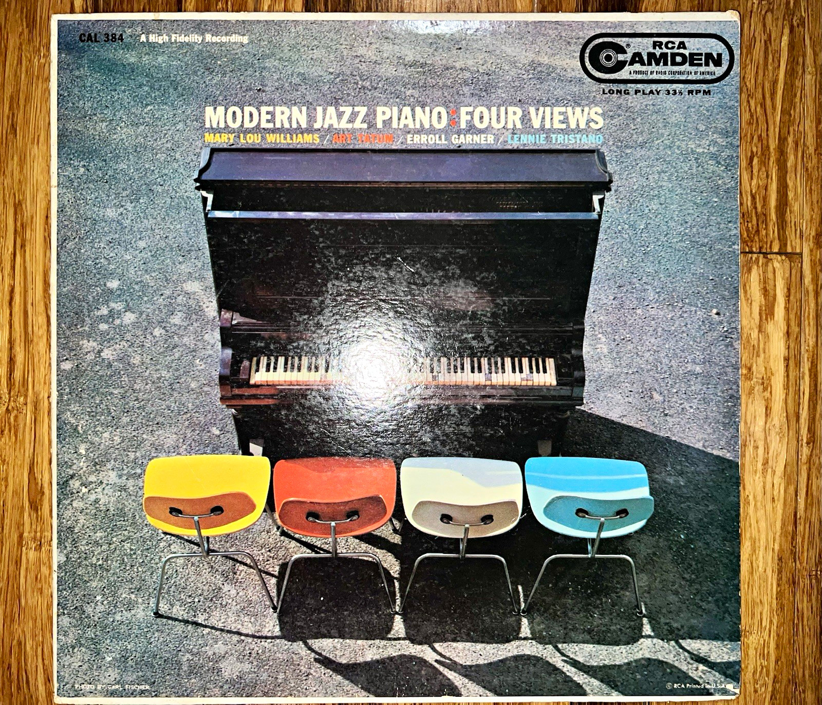 RCA Camden Modern Jazz Piano: Four Views LP 12″ 33 RPM Black Vinyl CAL 384