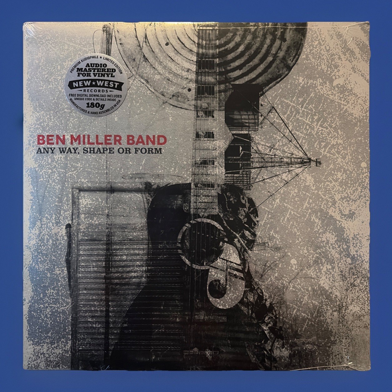 Ben Miller Band Any Way, Shape or Form Vinyl LP 2014 BRAND NEW W/hype Audiophile