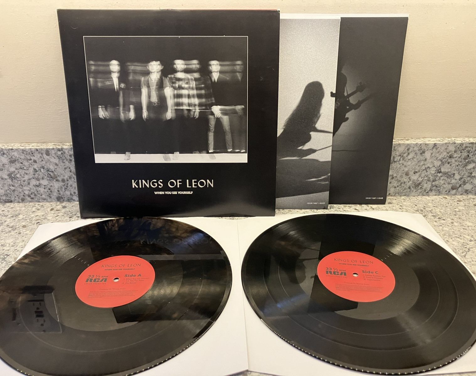 KINGS OF LEON WHEN YOU SEE YOURSELF ; RARE TRANS BLACK 2XLP VINYL UNPLAYED EX
