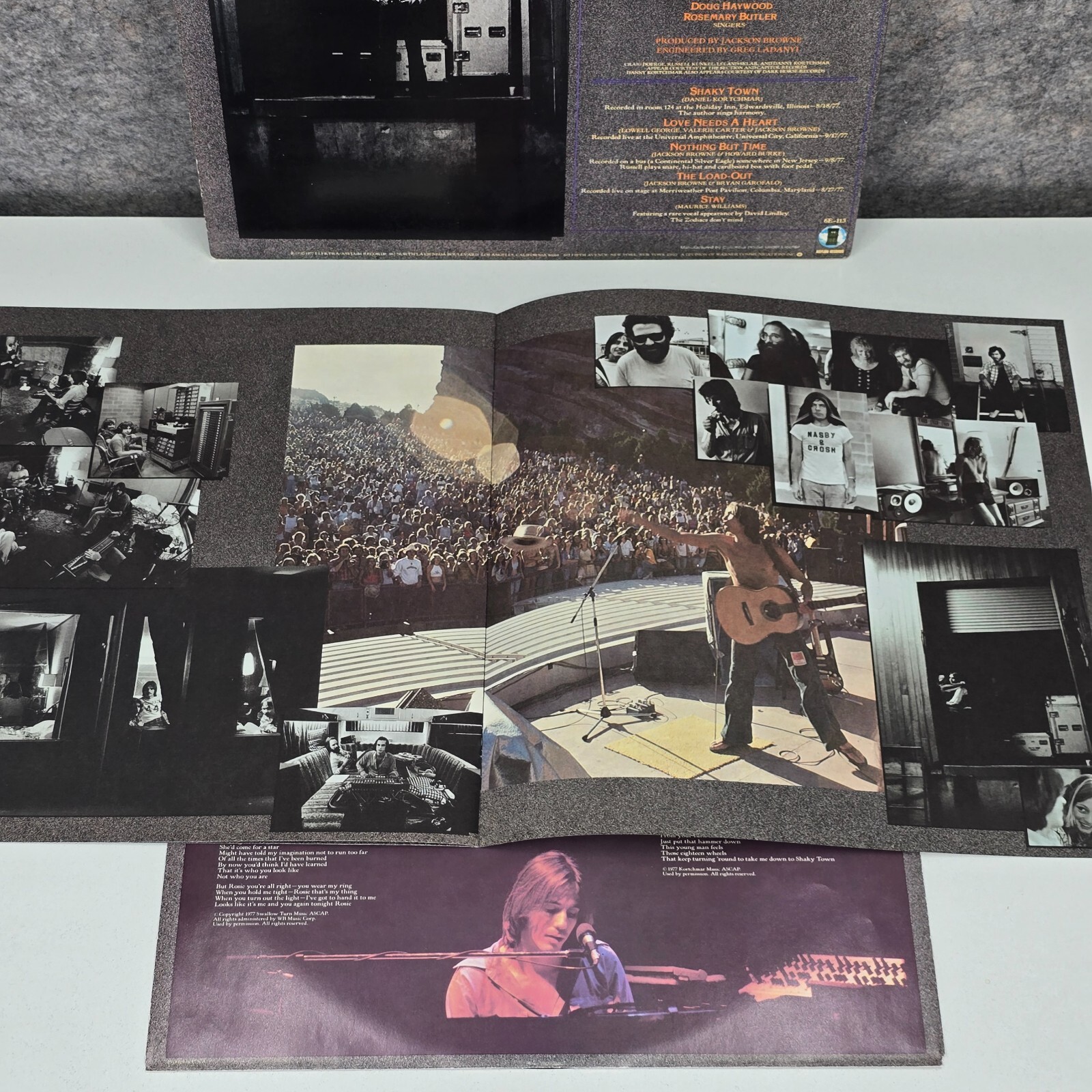 Jackson Browne – Running On Empty – 1977 – 12″ Vinyl Record LP – EX