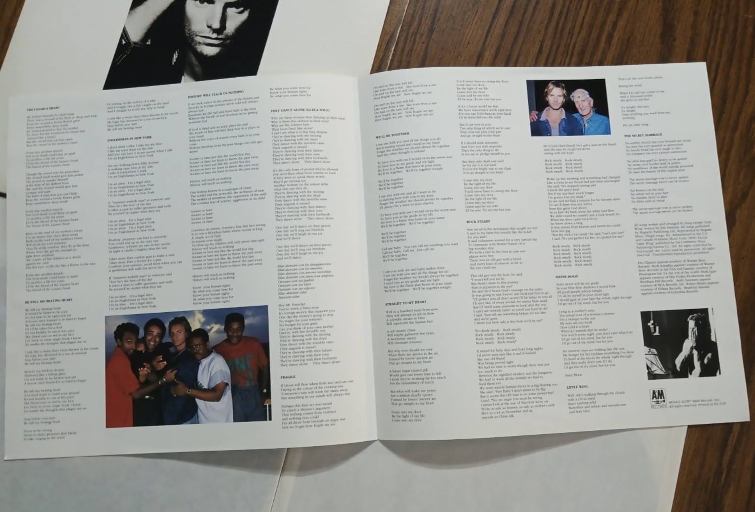 STING – …Nothing Like the Sun 1987 Double LP Vinyl Record Album A&M SP-6402