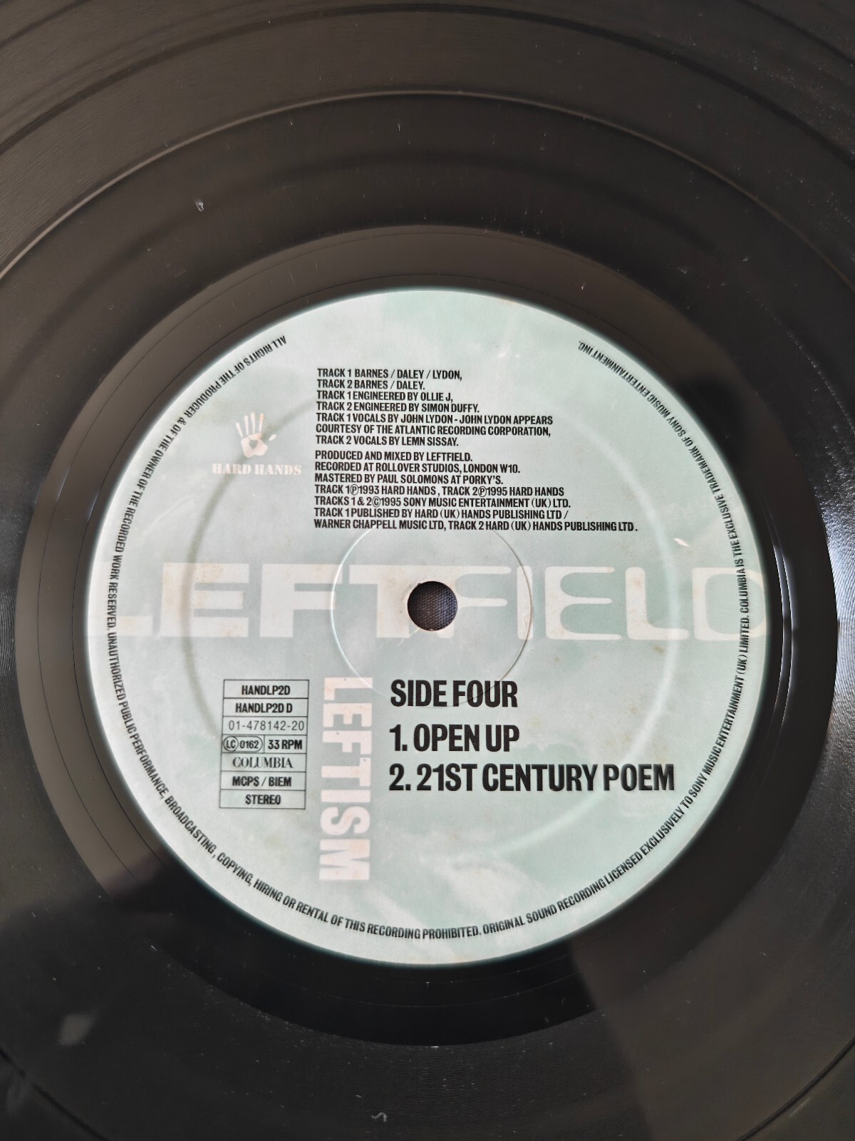 Leftfield – Leftism – 2LP Album, Gatefold, Stereo – UK 1995