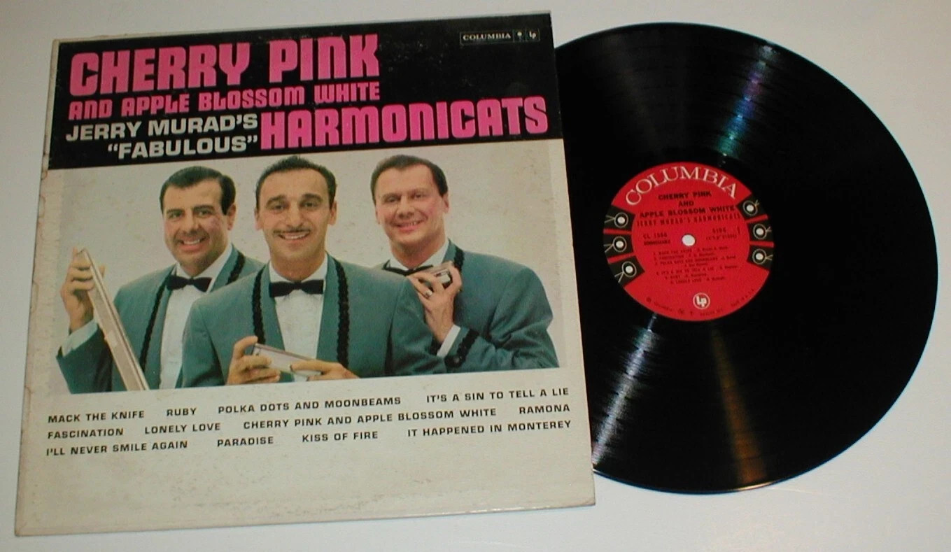 Harmonicats ‎– Cherry Pink And Apple Blossom White LP- Columbia ‎– CS 8356 NM