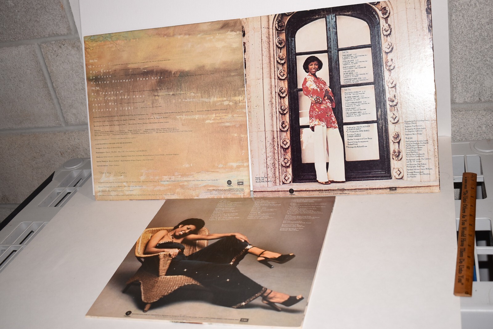 Lot of 3 Natalie Cole Vinyl, LP Natalie, Unpredictable & Thankful