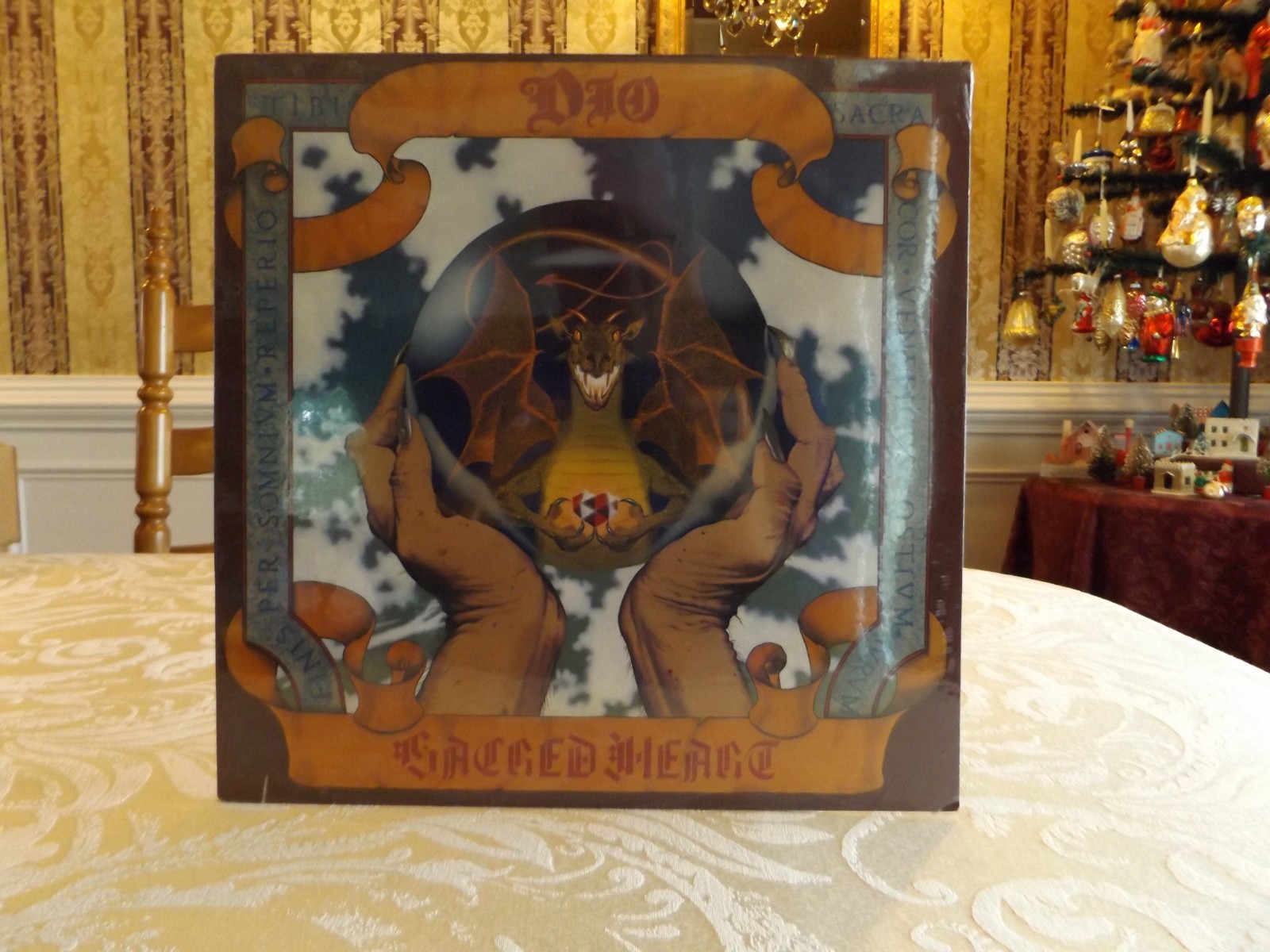 DIO SACRED HEART ORIGINAL VINYL RECORD 1985 STILL SEALED SAW CUT COVER