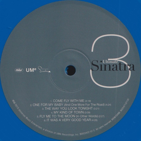 Sinatra – Ultimate – Frank Sinatra 2 LP Solid Blue Vinyl Target Only New Sealed