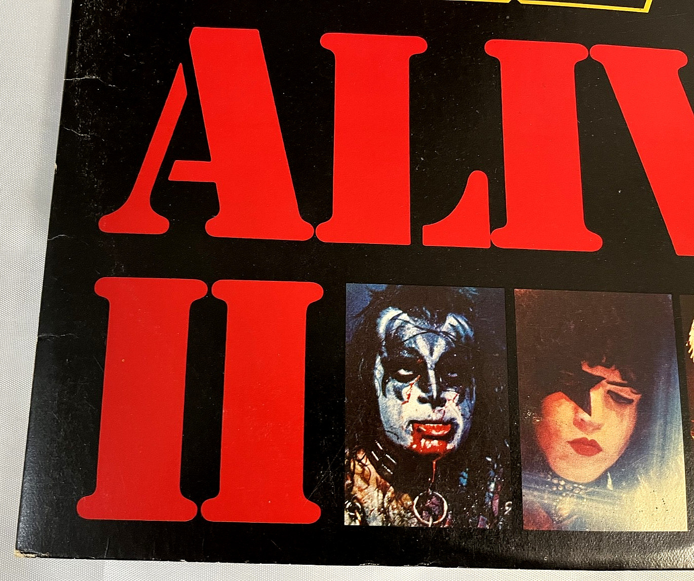 KISS ALIVE II Canada 2XLP Vinyl Tattoos Booklet Sleeves Polydor Ace Aucoin VG+