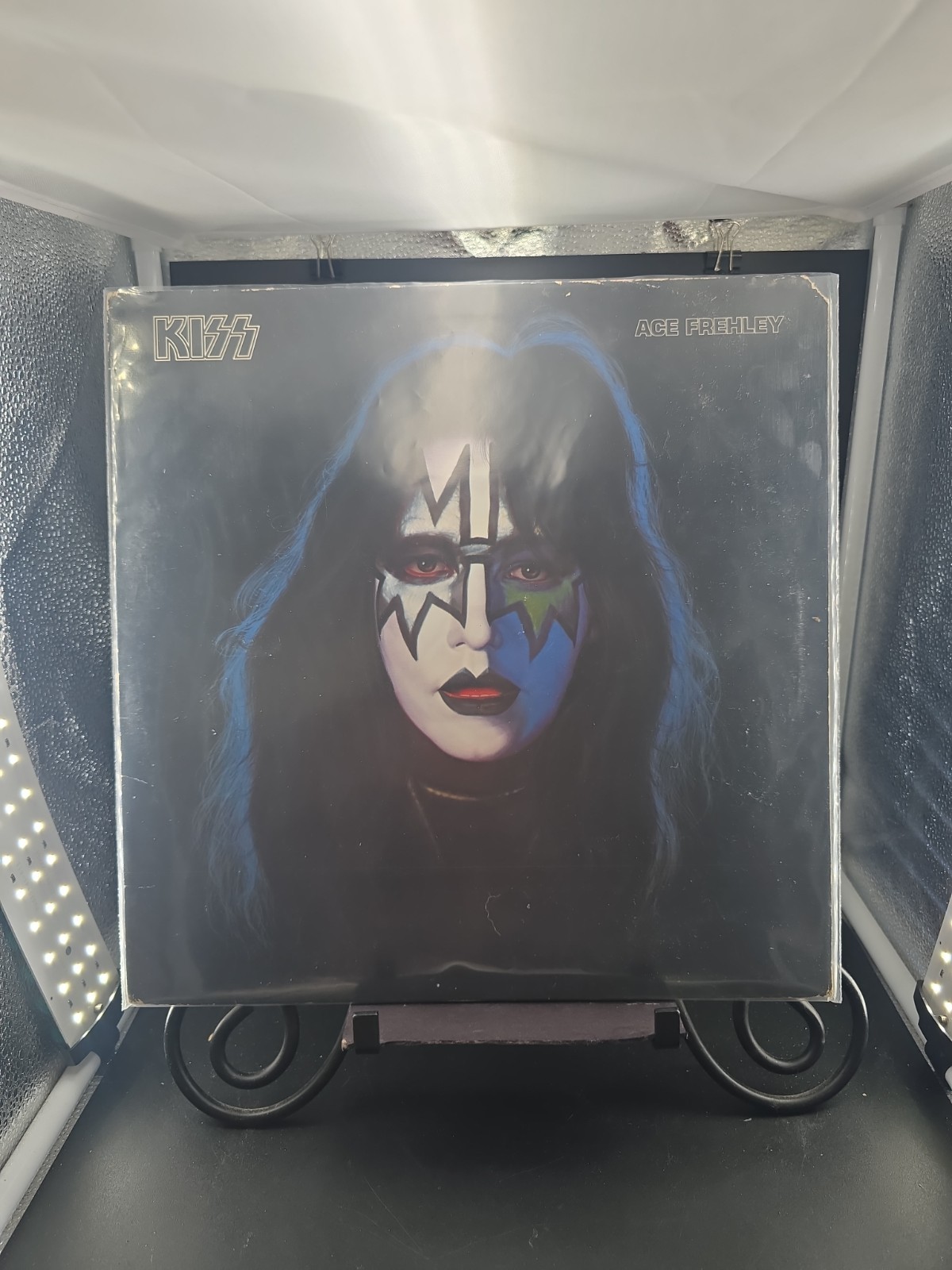 Kiss Ace Frehley solo LP OIS + POSTER + INSERT 1978 Casablanca NBLP7121 PRC VG+