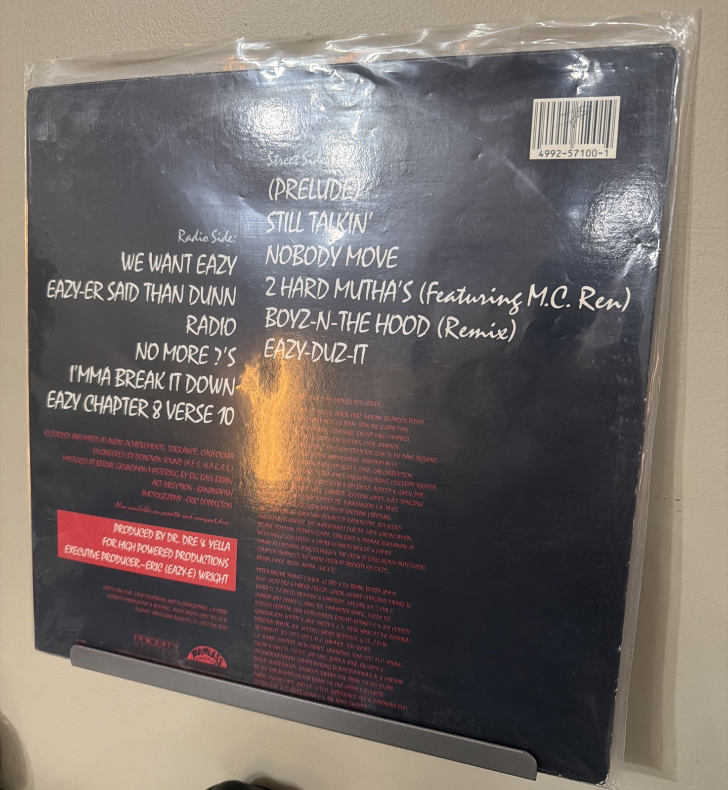 1988 – EAZY-E – EAZY-DUZ-IT LP – ORIGINAL PRESS
