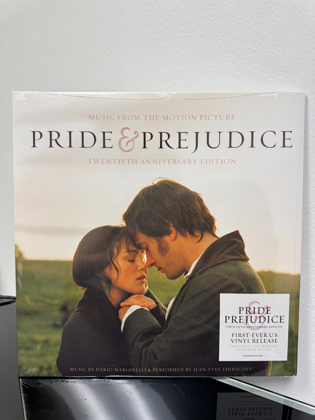 Pride & Prejudice Soundtrack (Pink & Blue Swirl Vinyl LP, 20th Anniv) Sealed