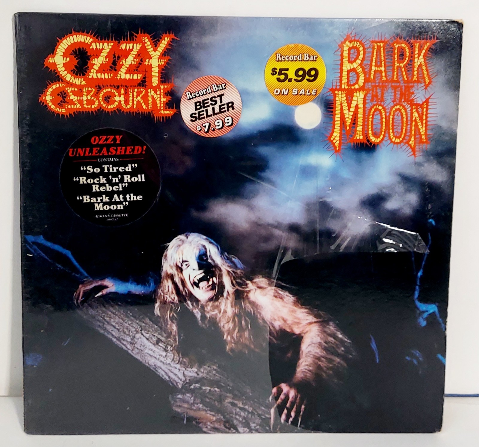 Ozzy Osbourne Bark at the Moon Vinyl Original 1983 ***Art Project***