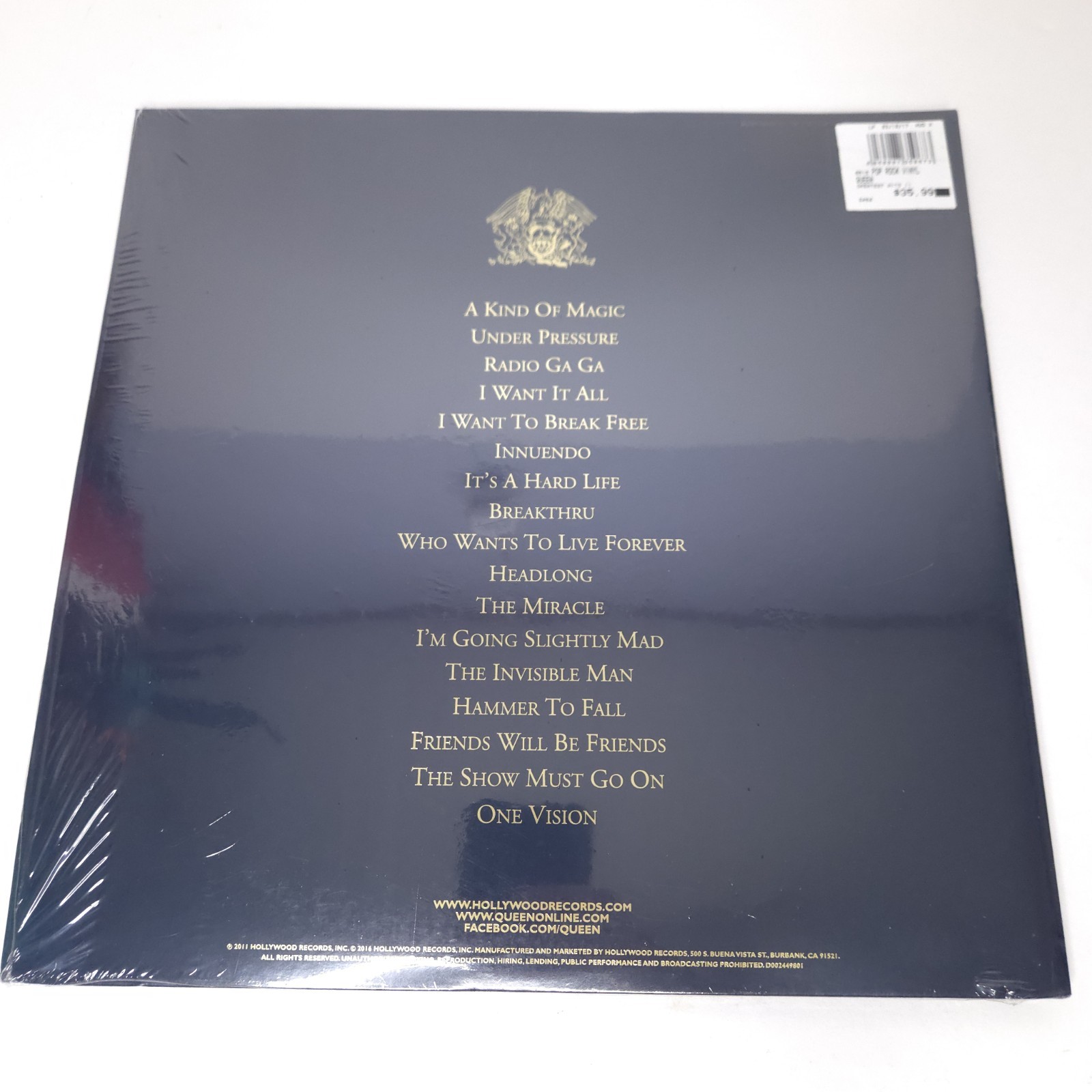 Queen Greatest Hits II Black Vinyl Record 2LP 180g Album Sealed New