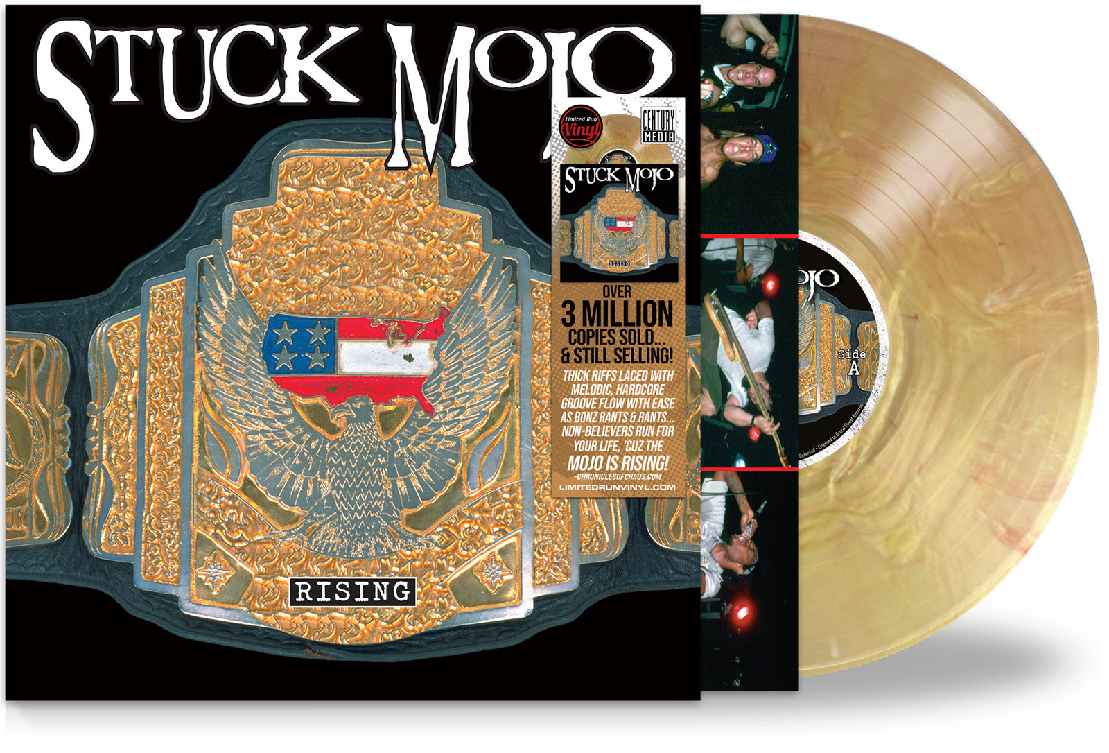 Stuck Mojo – Rising (Sunflare Vinyl, 2025) Rap/Metal