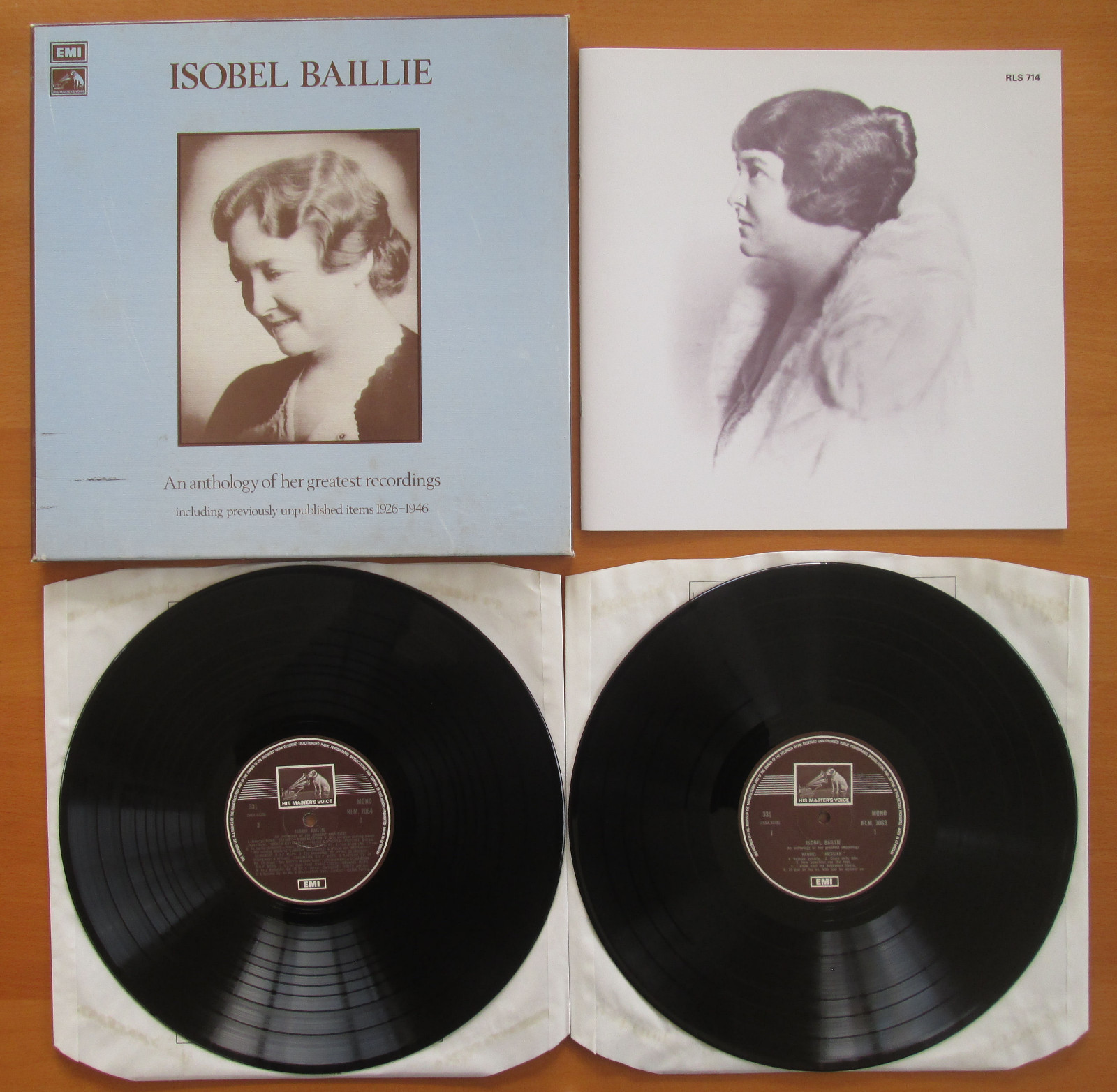 RLS 714 Isobel Baillie Anthology Of Greatest Recordings 1926-1946 EMI 2xLP NM/VG