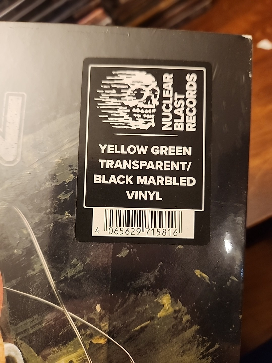 I AM-PAIN (Record, 2024) YELLOW/GREEN TRANSPARENT BLACK MARBLE