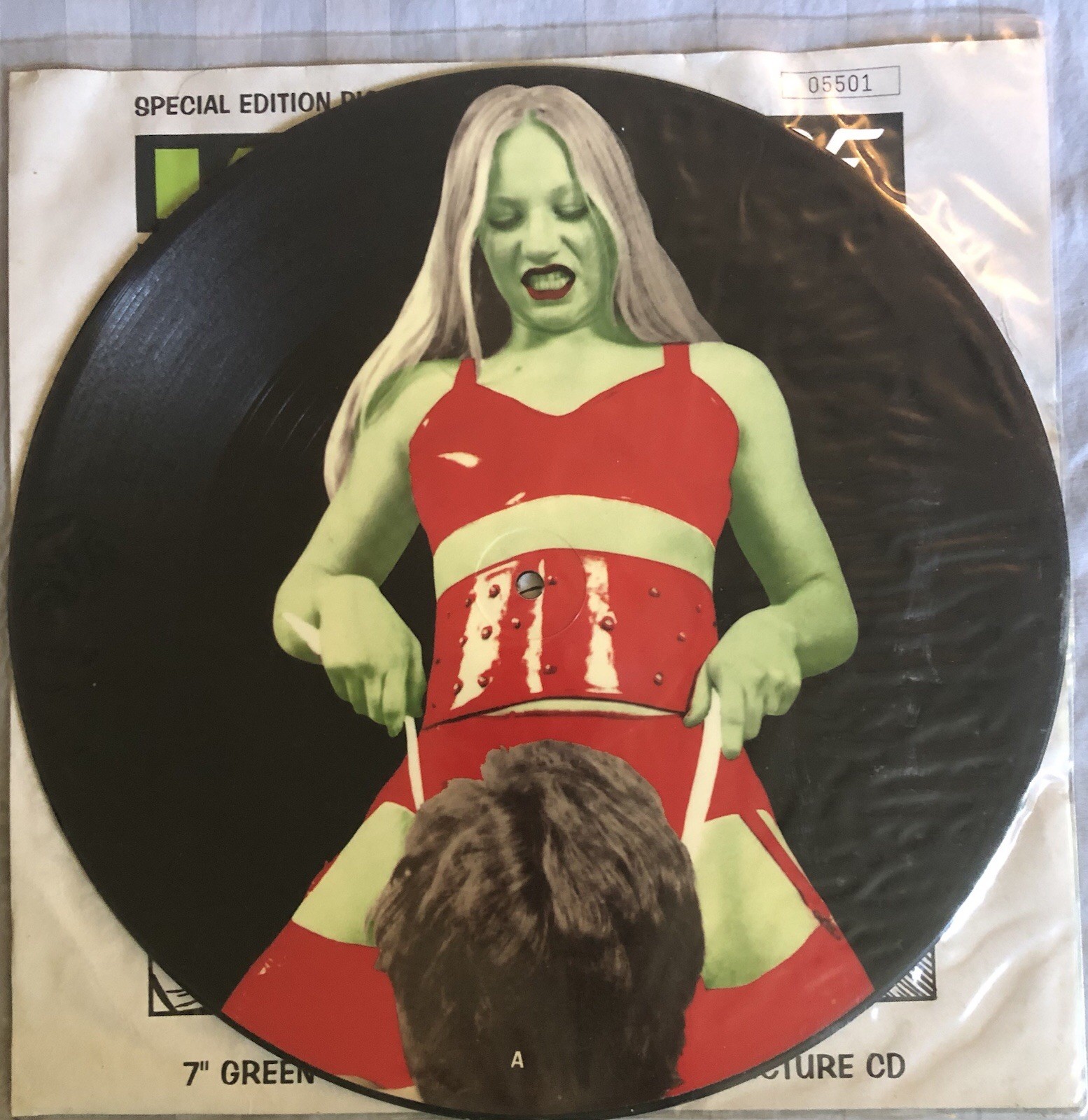 L7 Everglade 12” picture disk UK import original Freak Magnet Sub Pop Grunge #’d