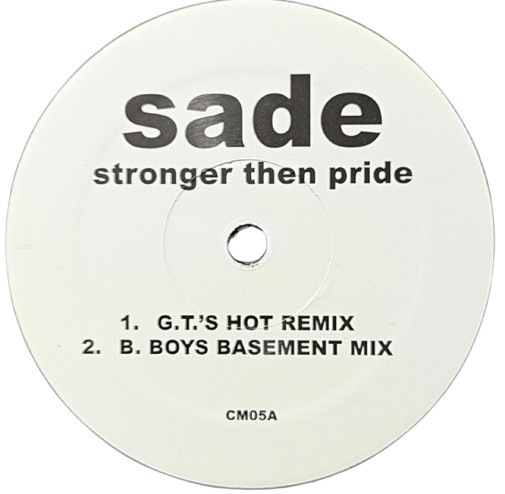 Sade – ‘Stronger Than Pride’ Remixes 12″