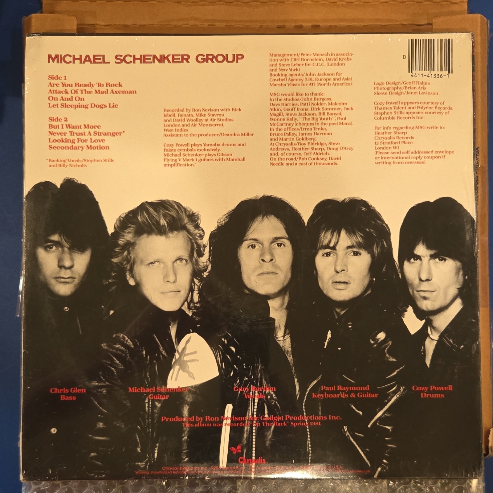 The Michael Schenker Group 1981 Vinyl LP Record Album Sealed – NEW Scorpions UFO