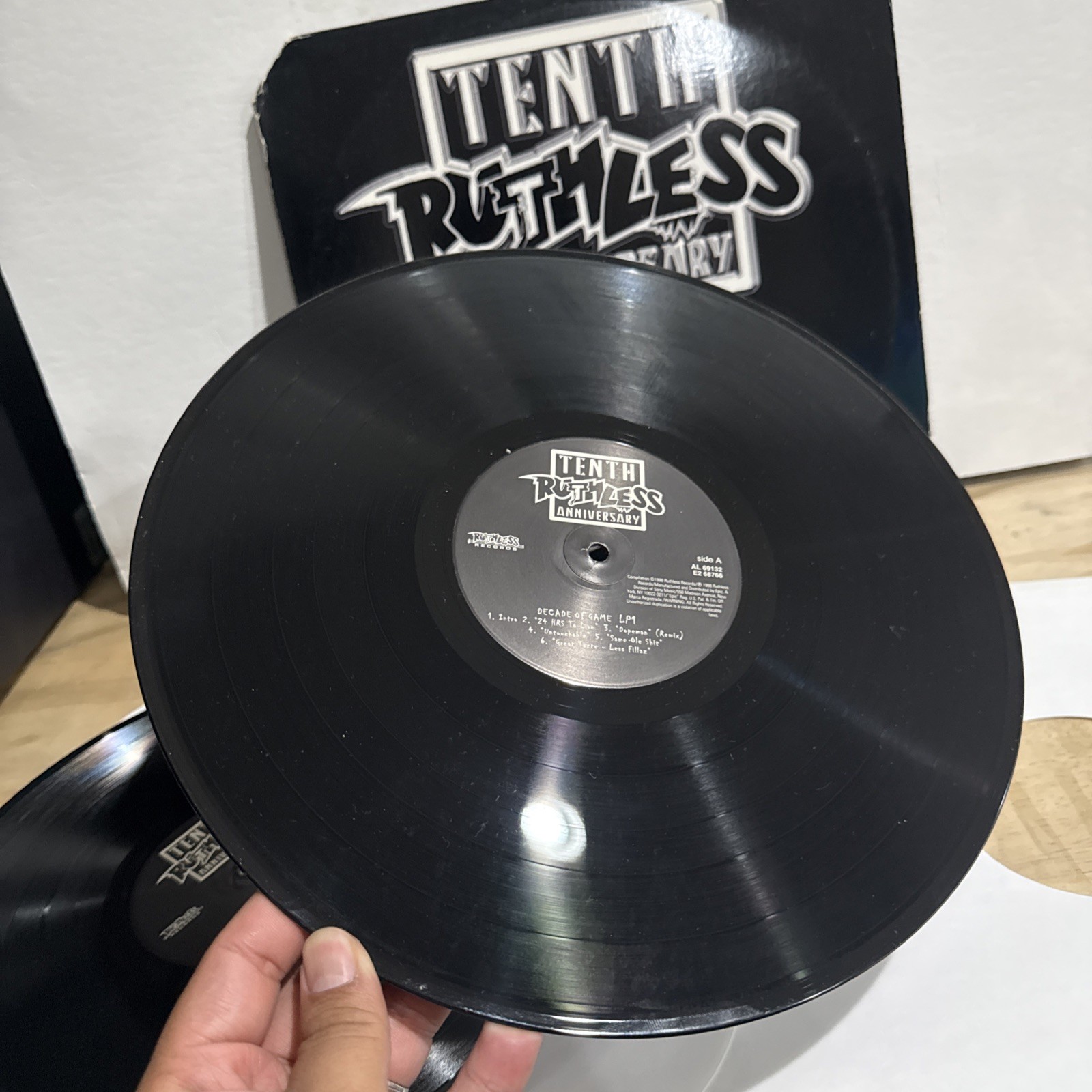 RUTHLESS RECORDS Tenth Anniversary Compilation “Decade Of Game” 2xLP 1998 UC