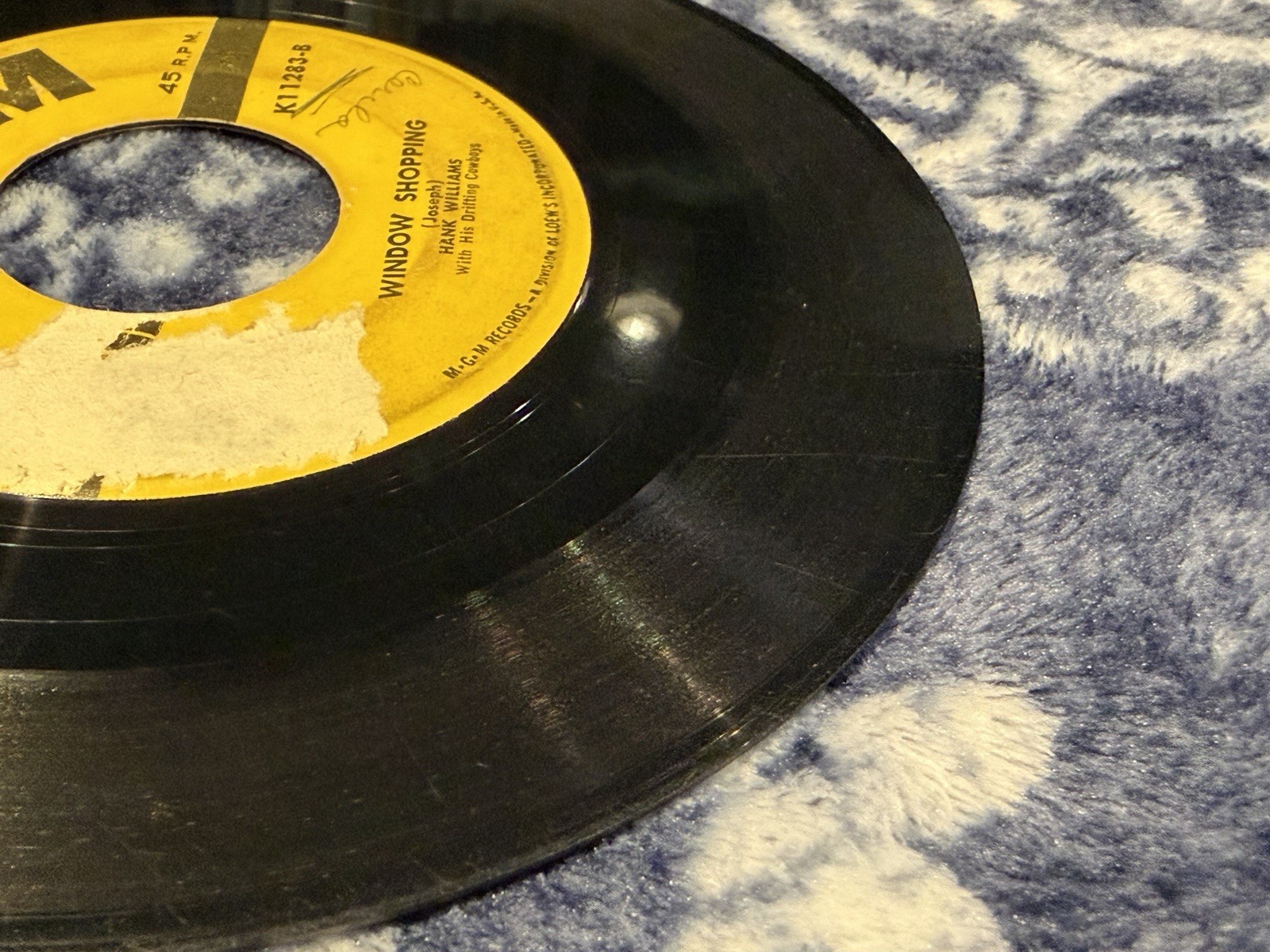 Hank Williams – Jambalaya (On The Bayou) / Window Shopping 1952 MGM Country 45