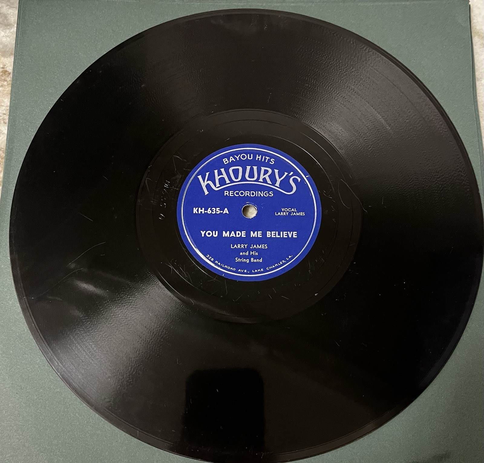1953? Cajun HILLBILLY 78 LACY ADAWAY “ I’ll Always Love You “LYRIC 5001 EX