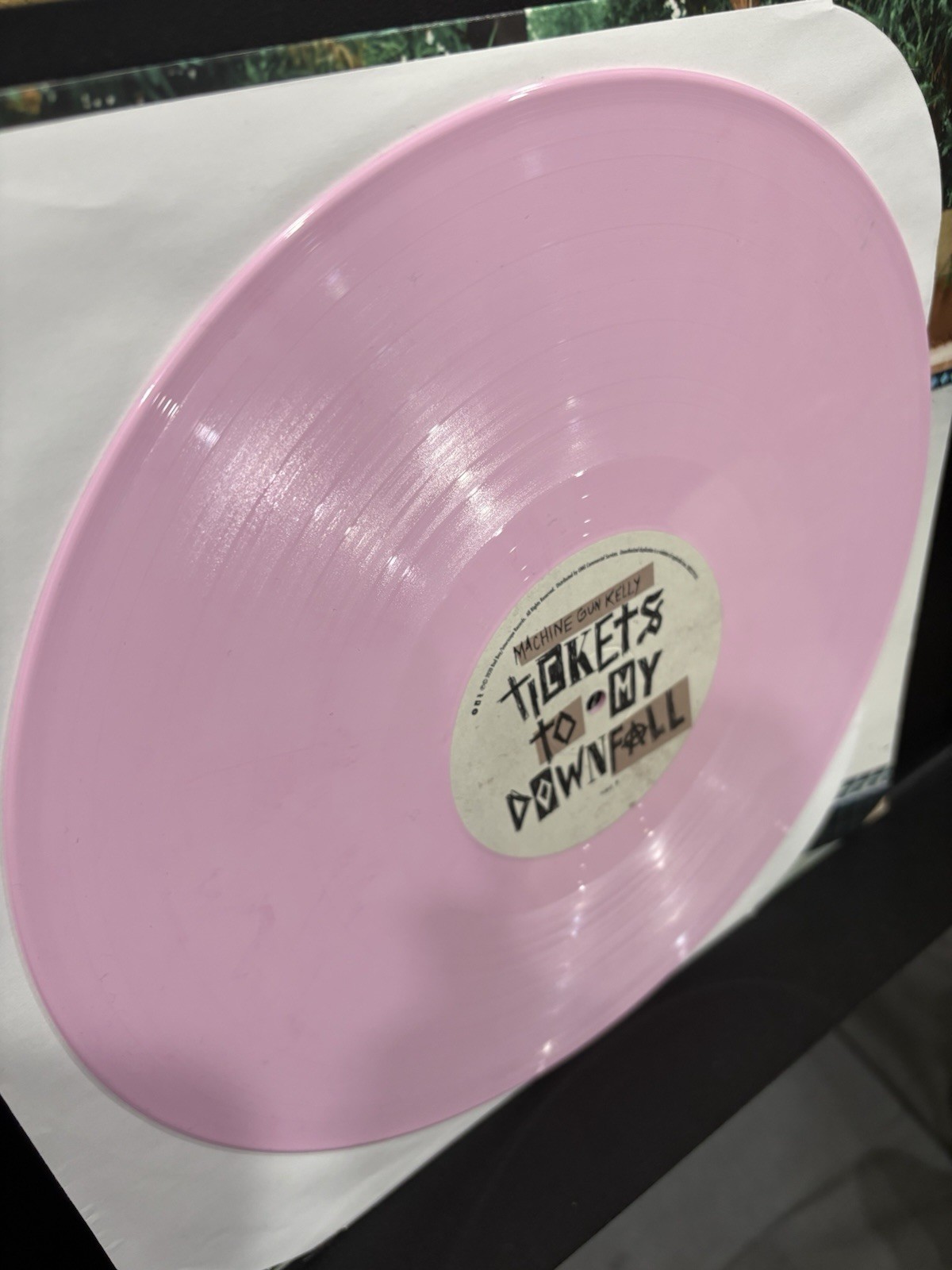 WOW! NM Pink Vinyl🔥Machine Gun Kelly Tickets To My Downfal LP⭐️2021 US Press
