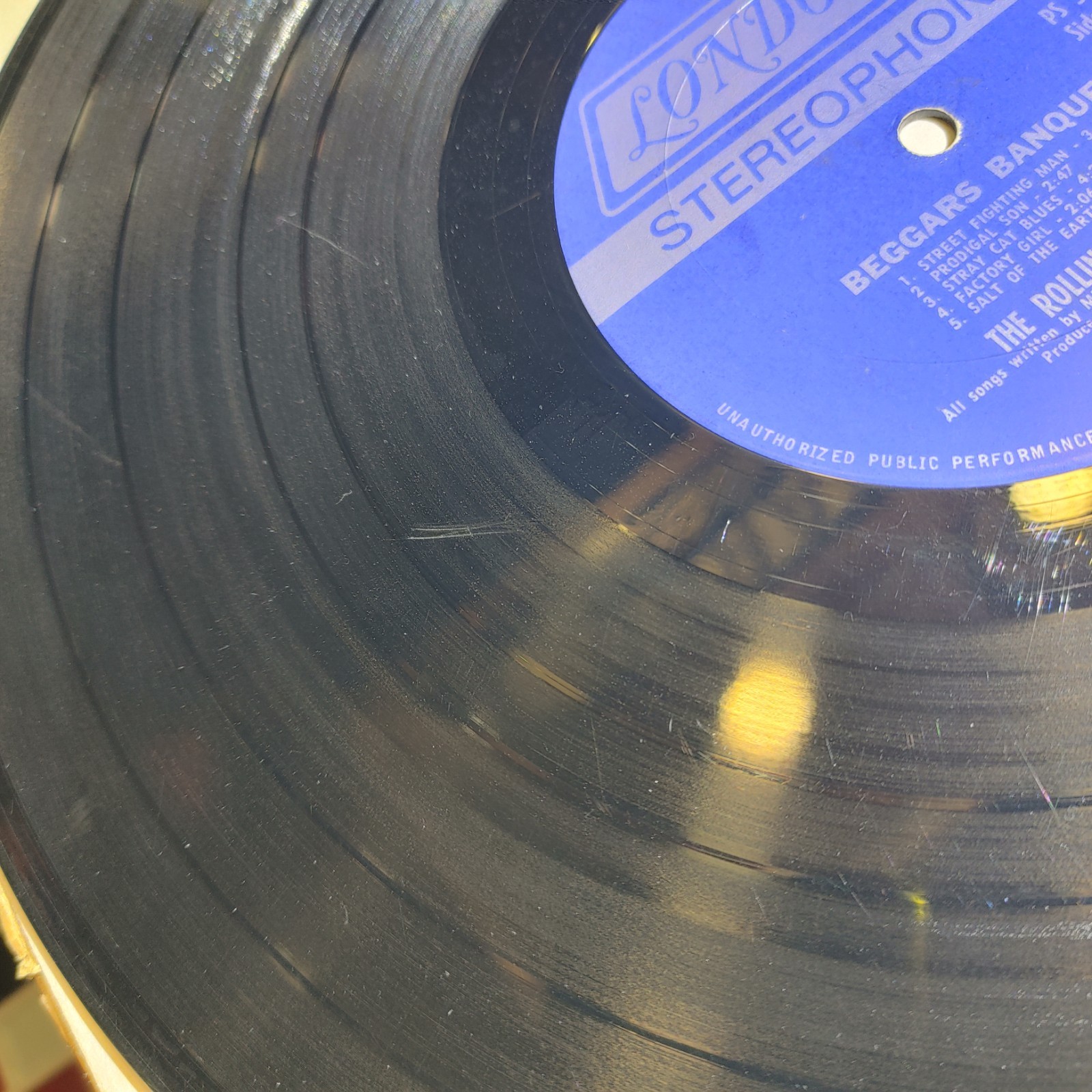 The Rolling Stones ~ Beggars Banquet ~ London PS 539 LP Stereo Vinyl Record