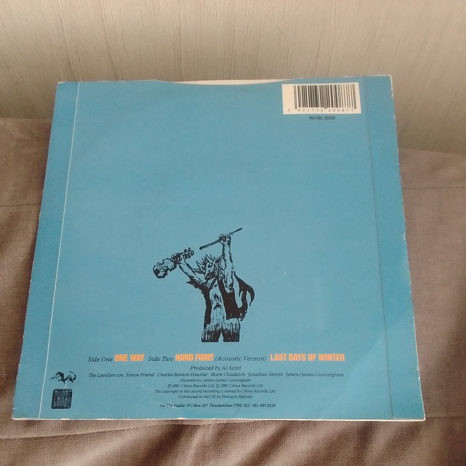 Levellers – One Way B/W Hard Fight (Acoustic) Last Days Of Winter 7 Inch Single