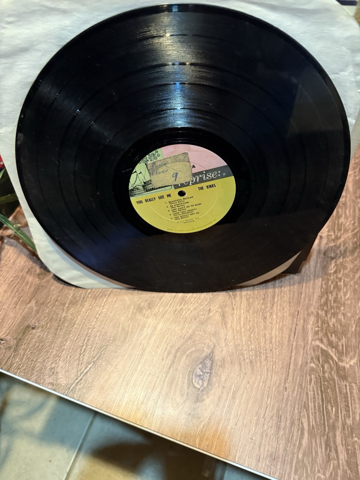 1965 The Kinks You Really Got Me Record 33 RPM 12″ Vinyl LP 33 RPM R-6143