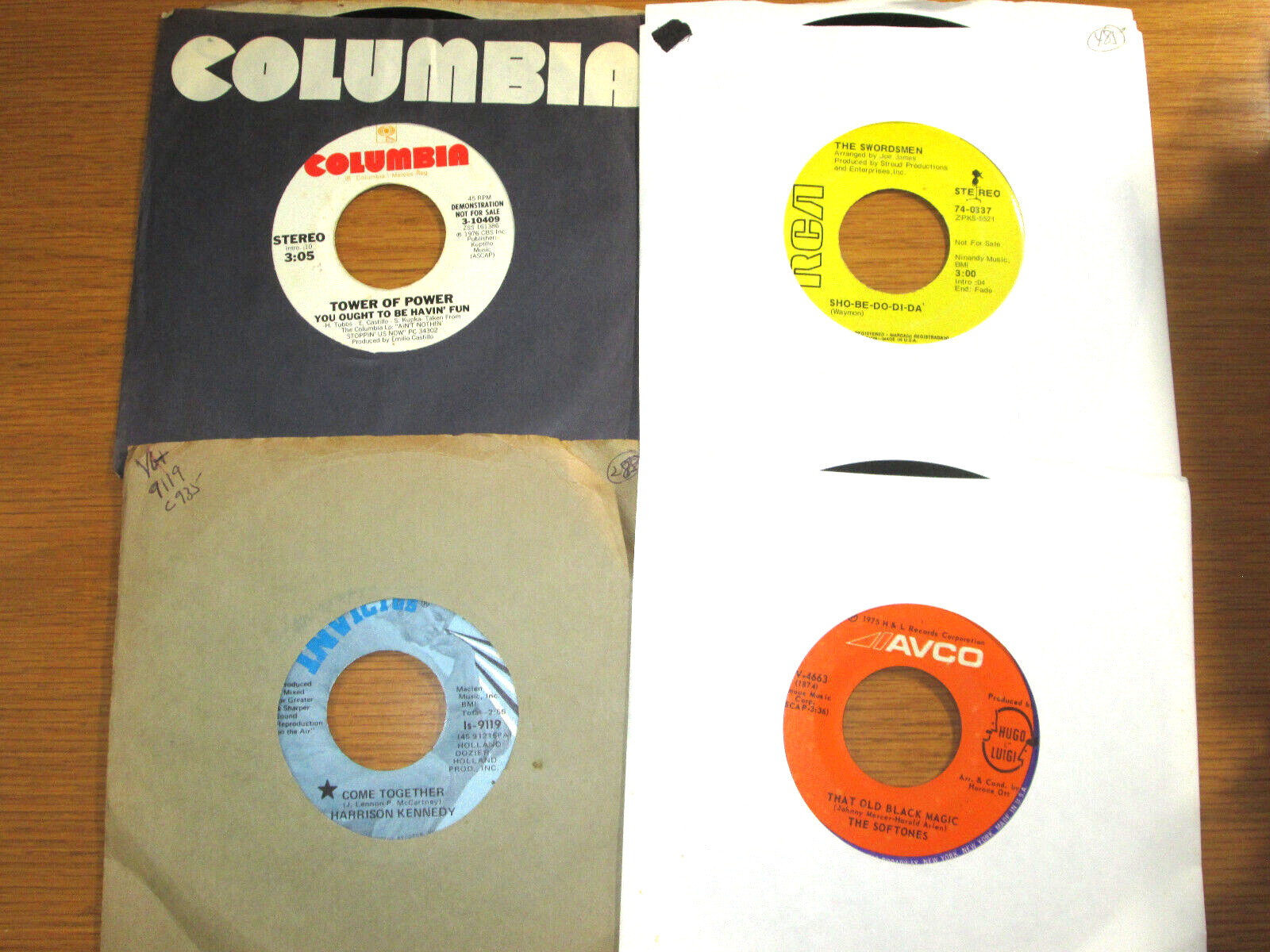 LOT #3 of 100 DIFFERENT SOUL 45 RPMs –