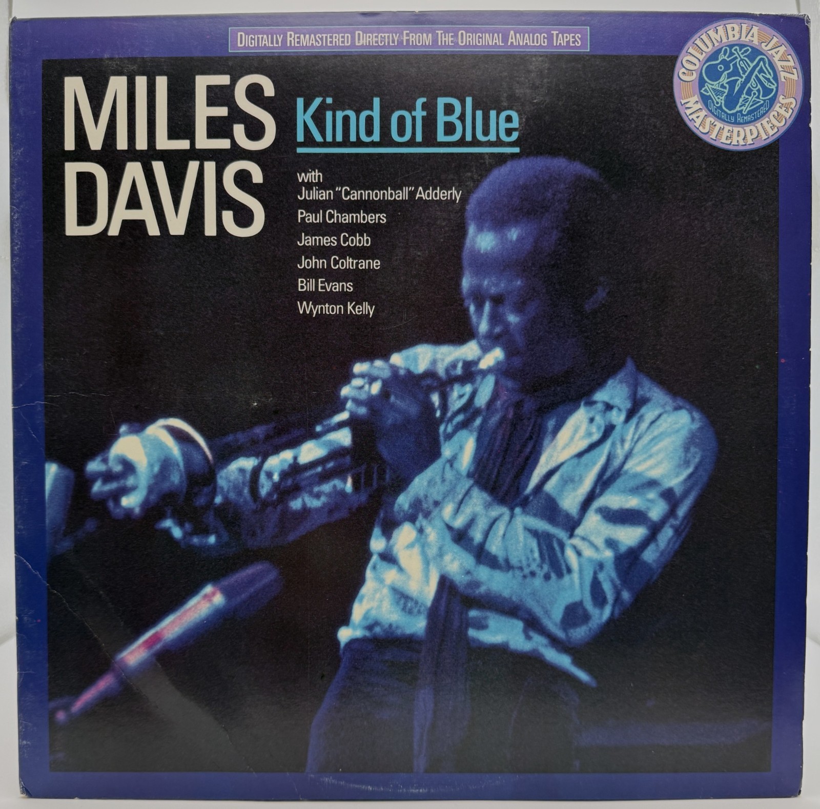 Miles Davis Kind Of Blue LP 1987 Columbia Jazz Masterpieces NM Vinyl Coltrane
