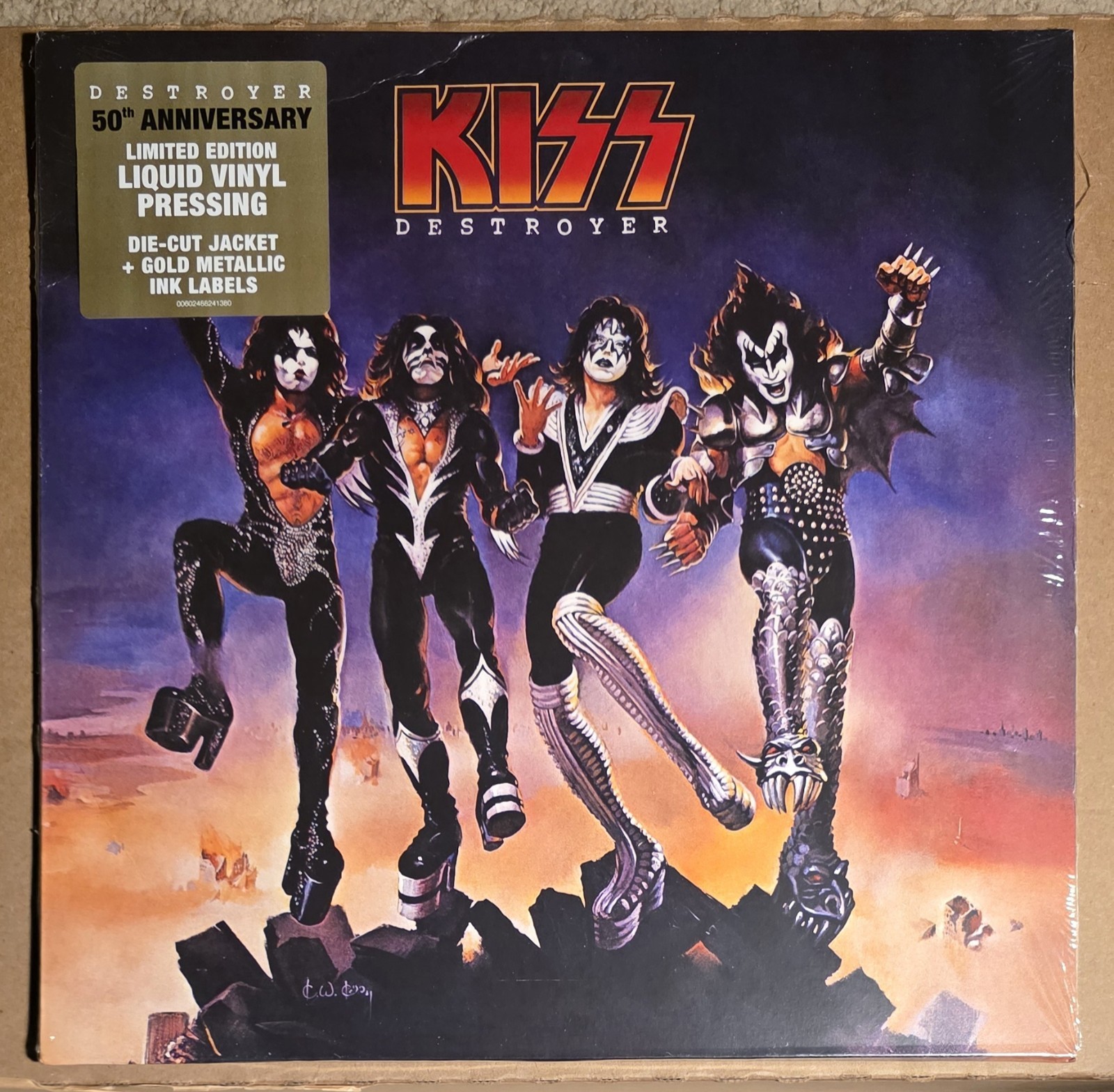 KISS – Destroyer – New 1 LP Limited Edition Liquid Vinyl Pressing