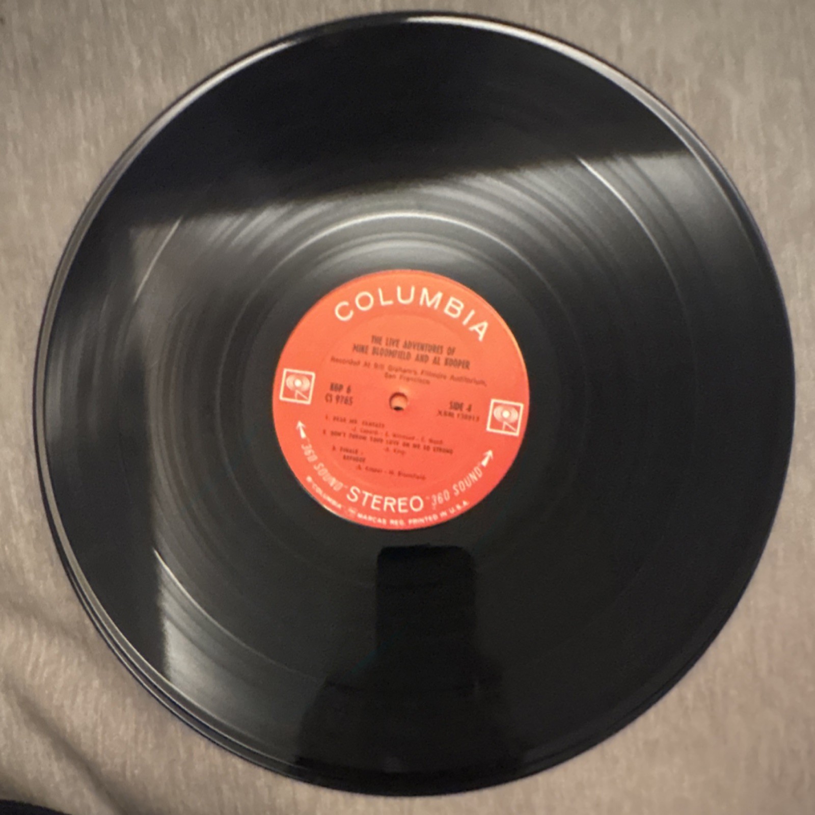 Columbia The Live Adventures Mike Bloomfield & Al Kooper Vinyl Rock 12″ 33 RPM …