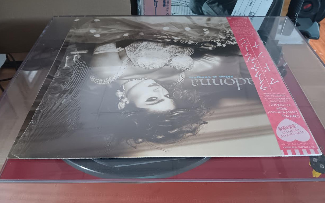 Madonna Like A Virgin Japan P-13033 OBI Shrink EX Play