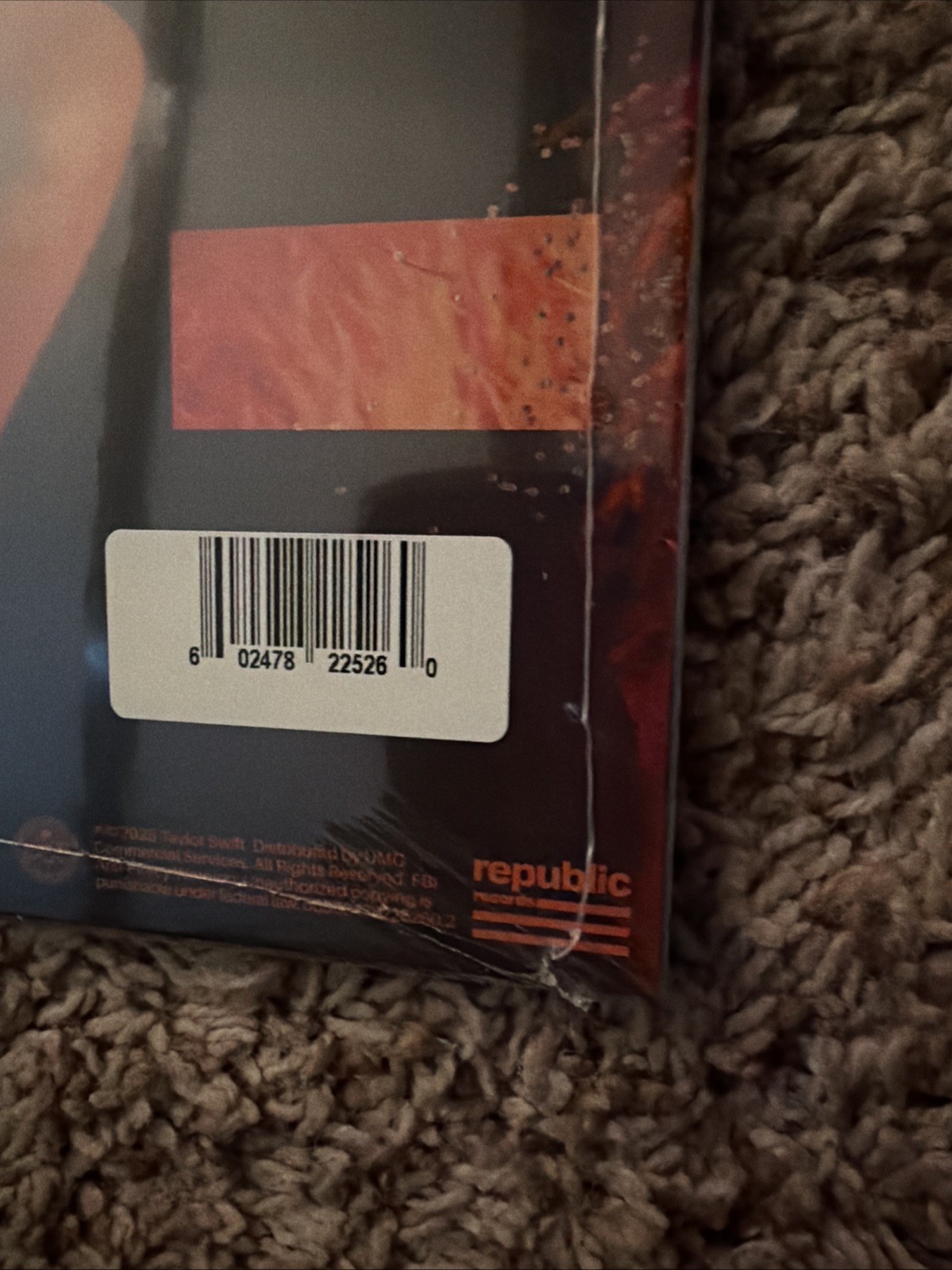 Taylor Swift – The Life of a Showgirl Portofino Orange Glitter Vinyl New Sealed