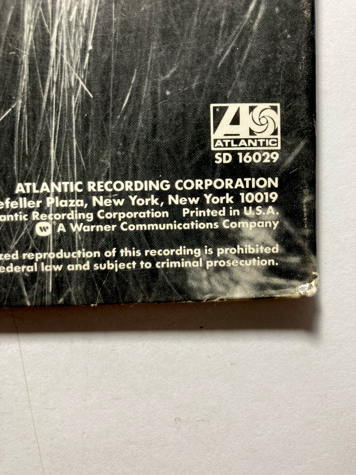 PHIL COLLINS “Face Value” 1981 Vinyl LP Atlantic SD 16029 Gatefold SRC Repress